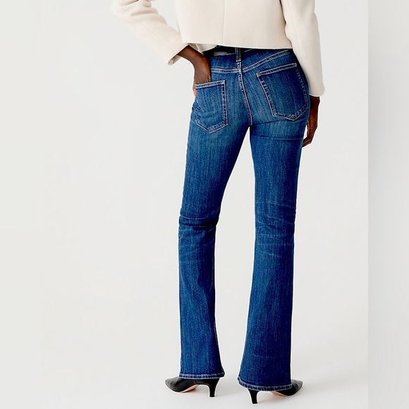 NEW J. Crew High Rise Skinny Flare Jean in Dark Wash, Size 32 - Picture 2 of 16